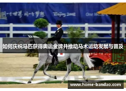 如何庆祝马匹获得奥运金牌并推动马术运动发展与普及